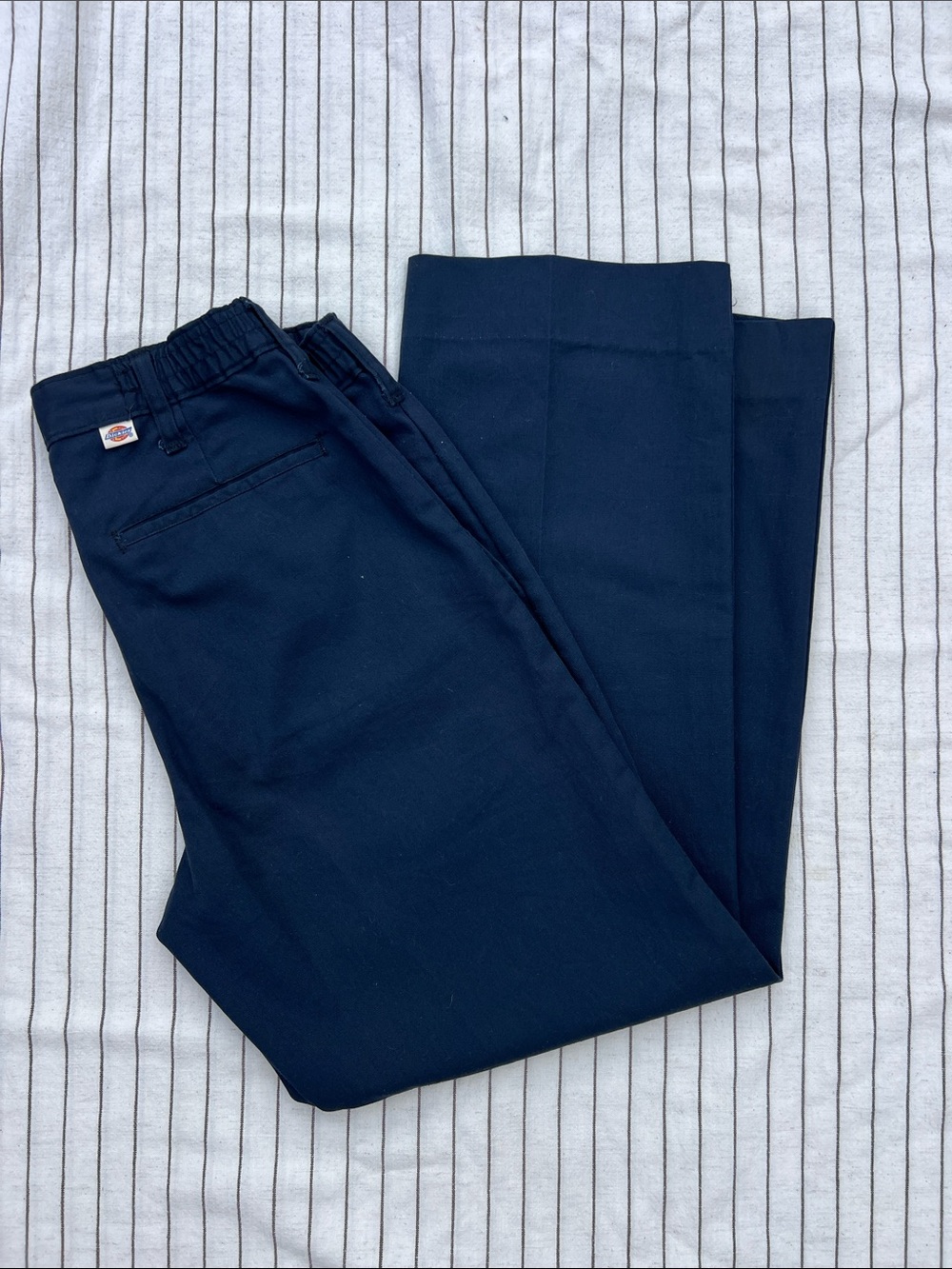 Dickies Men’s Dark Navy Elastic Waist Work Pant size 29 x 30